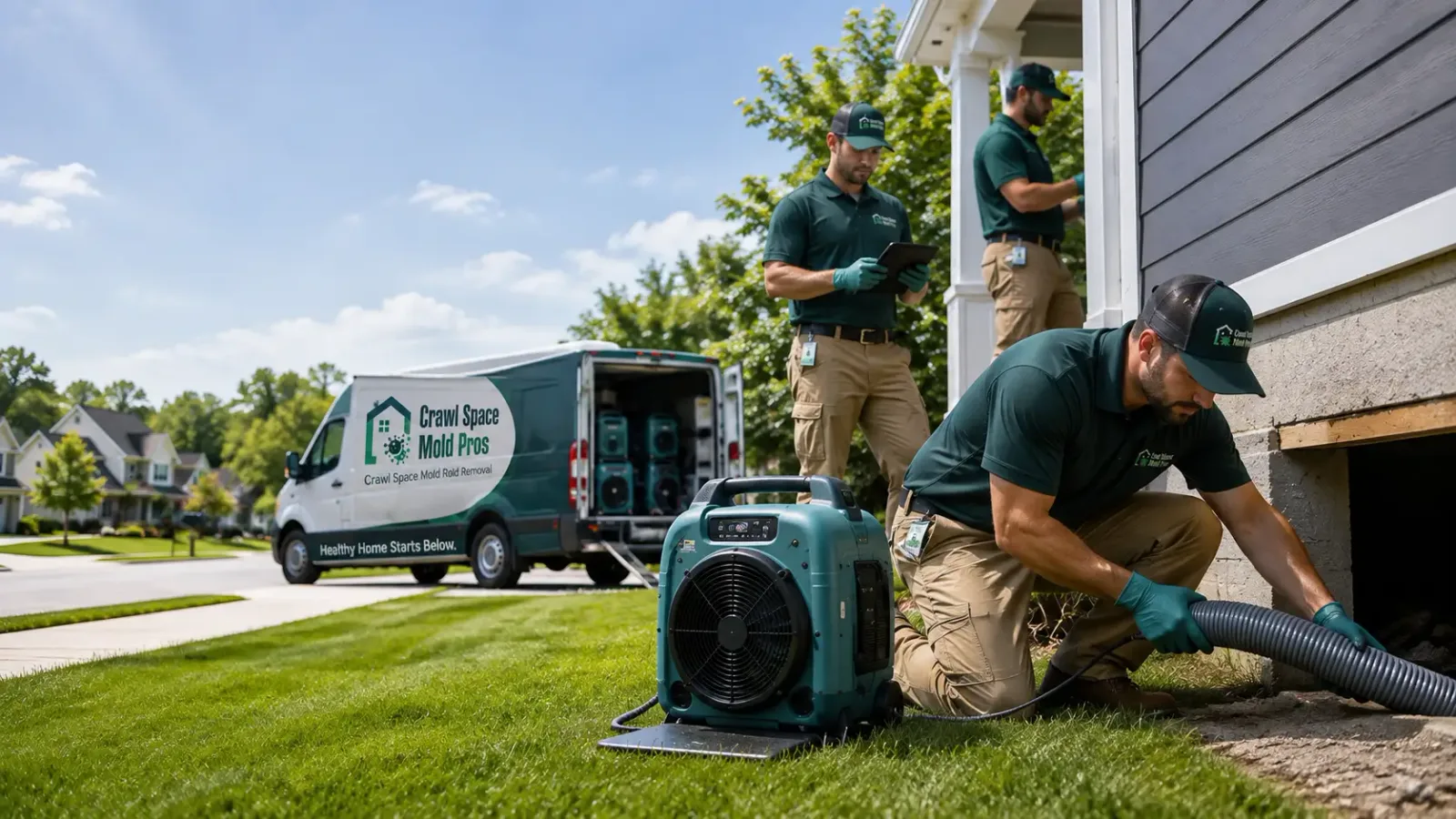 Crawl Space Mold Removal in Nelsonia, VA